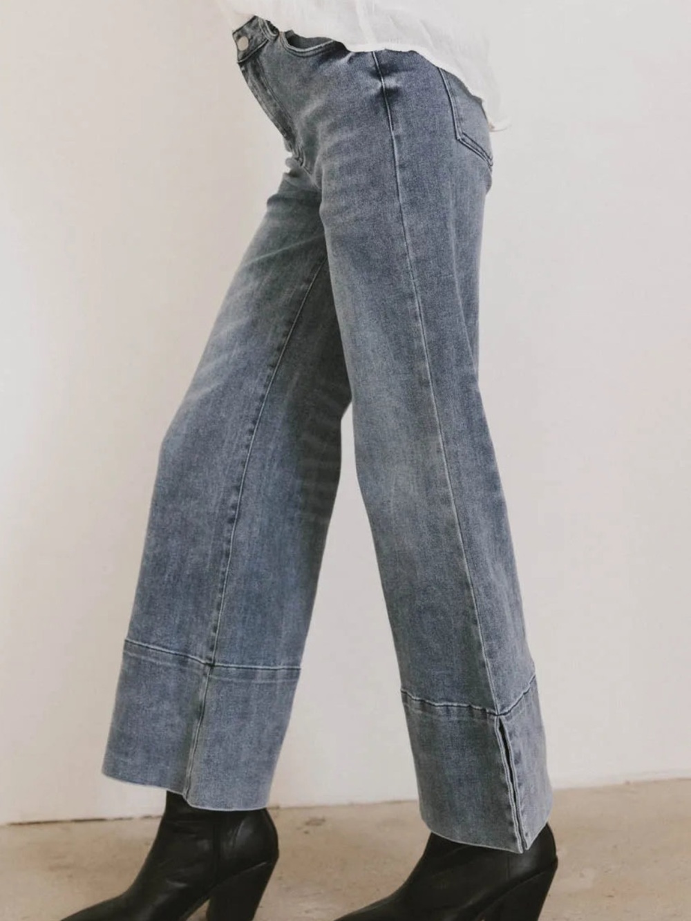 Bohme Hala Wide Leg Jeans size small - Picture 4 of 7